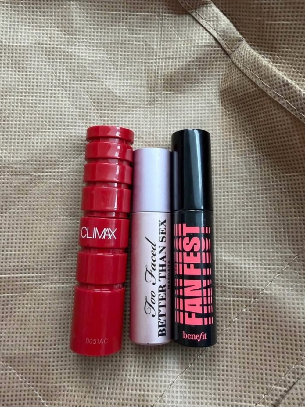 Travel mascara - Benefit, NARS & Too Faced